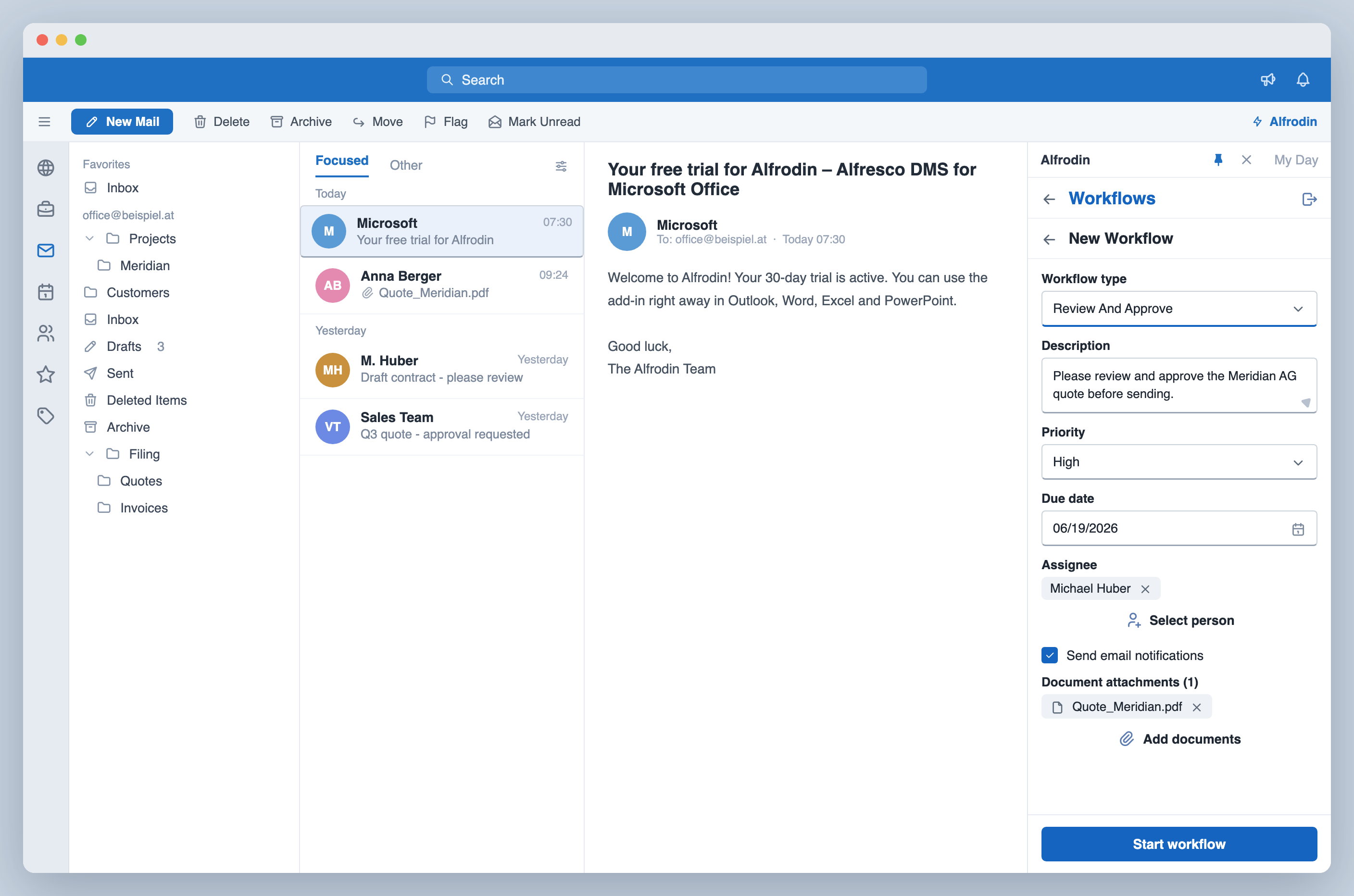 Start Workflow